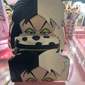 Loungefly Cruella Devil Backpack & Wallet!